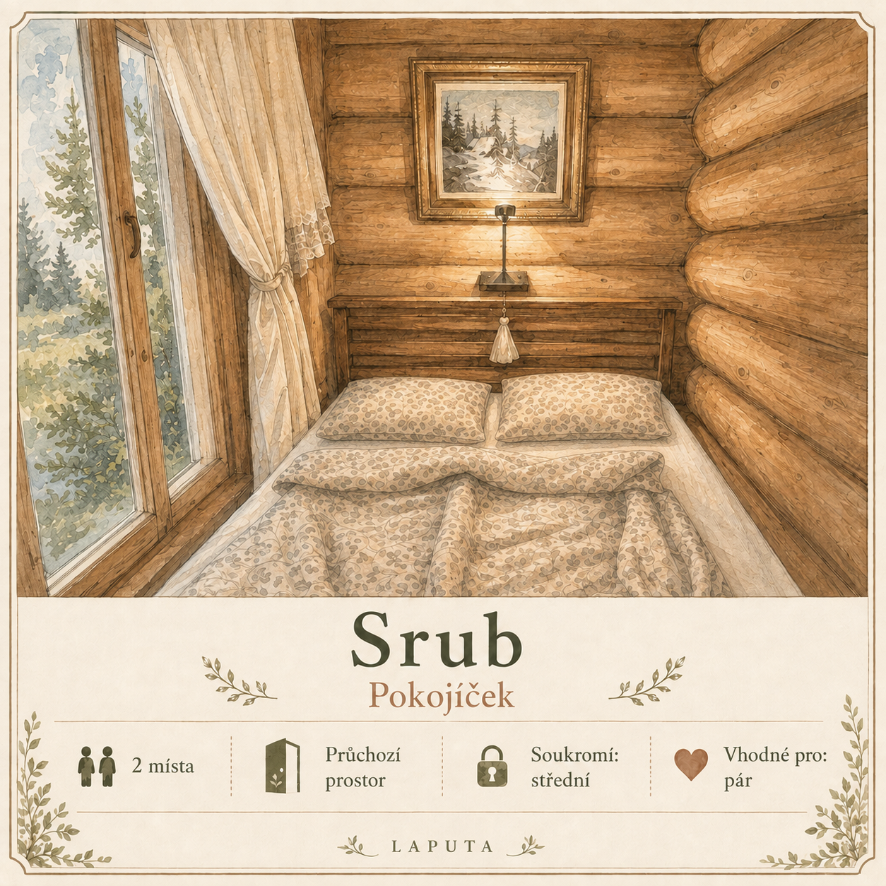 Srub – Pokojíček